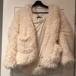 Fluffy Cream Jacket